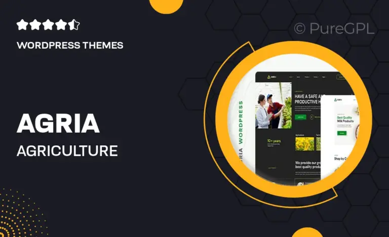 agria agriculture wordpress theme