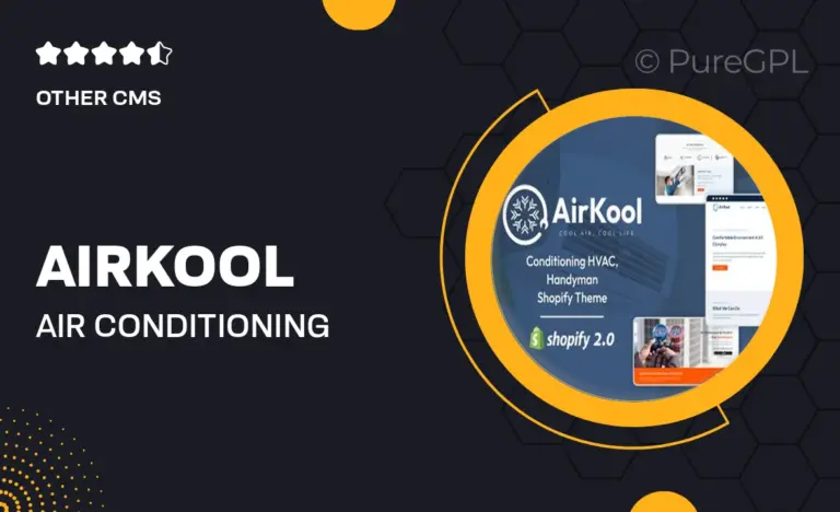 airkool air conditioning heating products shopify theme