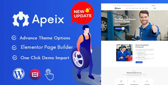 apeix car repair service auto mechanic wordpress theme 1