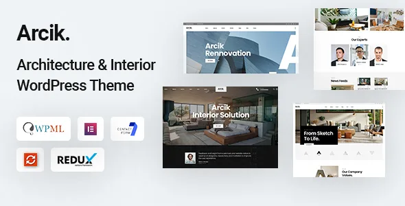 arcik architecture wordpress theme 1