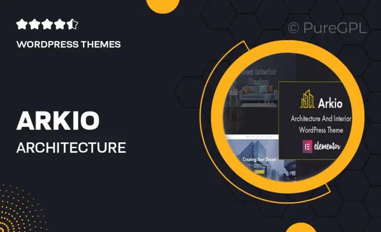 arkio architecture interior wordpress theme