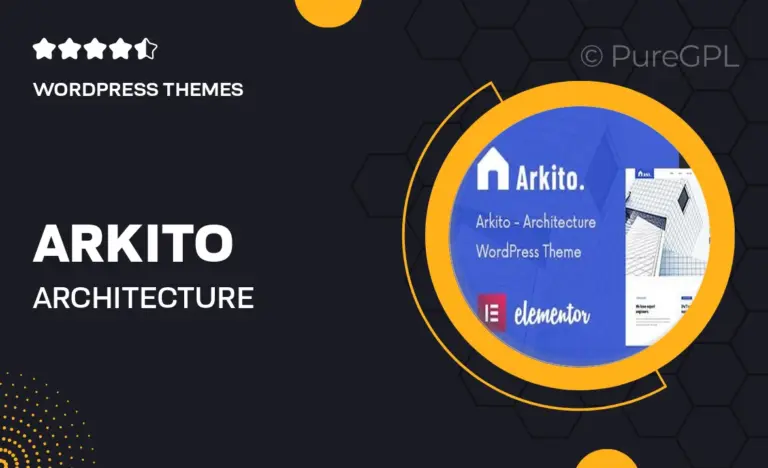 arkito architecture wordpress theme