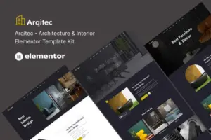 Arqitec – Architecture & Interior Elementor Template Kit