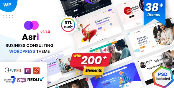 asri multi purpose elementor wordpress theme 1
