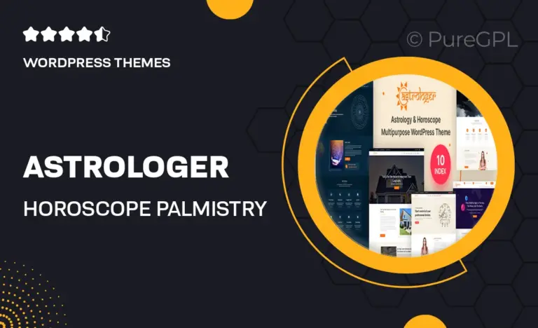 astrologer horoscope palmistry wordpress theme