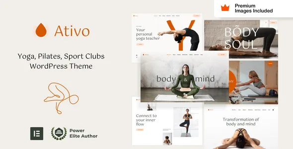 ativo pilates yoga wordpress theme 1