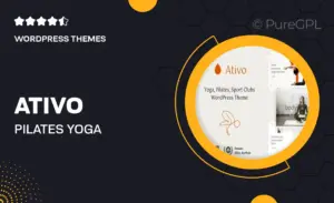 Ativo – Pilates Yoga WordPress Theme