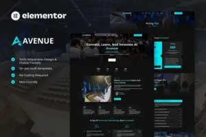 Avenue – Event & Conference Elementor Template Kit