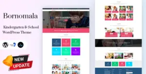 Bornomala – Kindergarten & School WordPress Theme