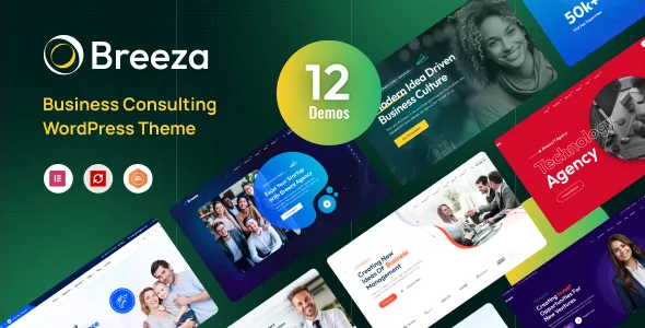 breeza business consulting wordpress theme 1