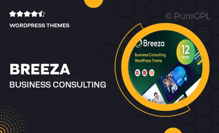 breeza business consulting wordpress theme