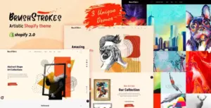BrushStrokes – Shopify Crafts, Handmade Art Store