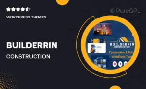 Builderrin – Construction Building WordPress Theme