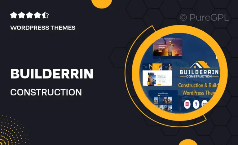 builderrin construction building wordpress theme