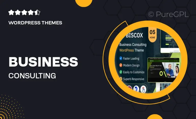 business consulting wordpress theme multipurpose biscox