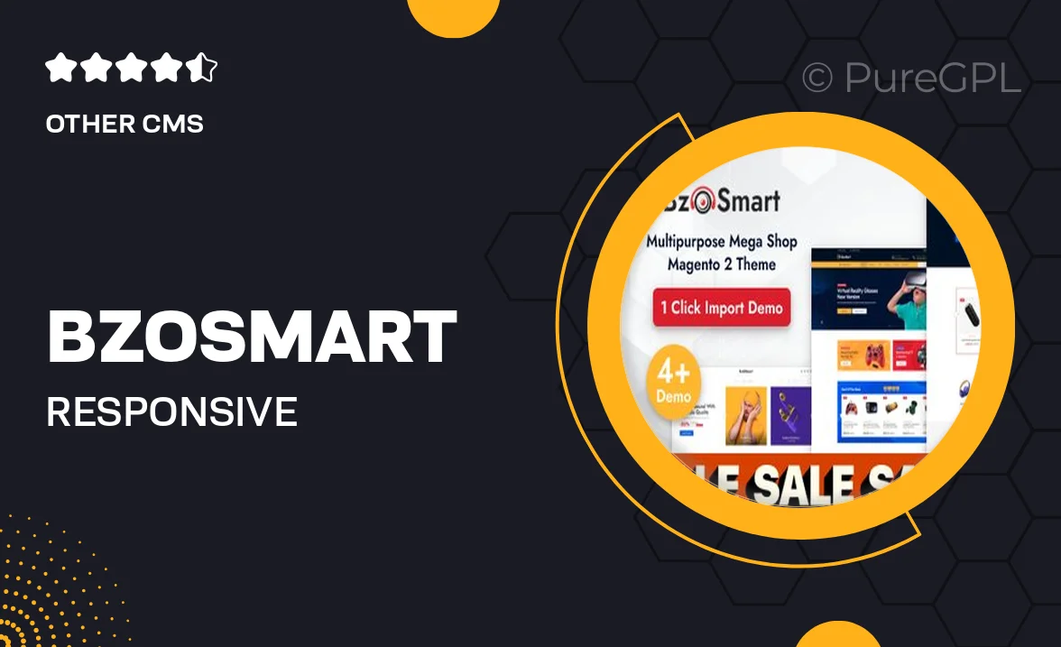 BzoSmart – Responsive Multipurpose Megashop Magento 2 Theme