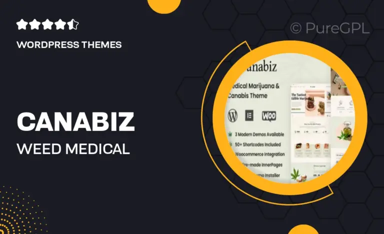 canabiz weed medical marijuana cannabis shop theme