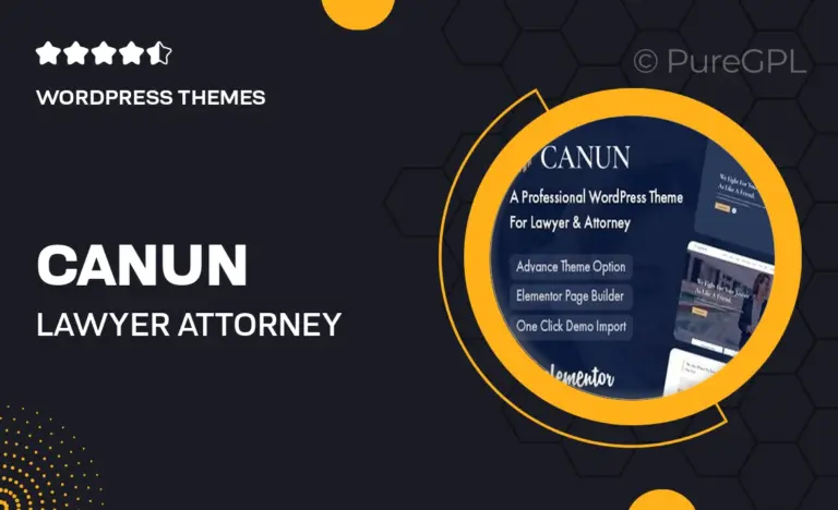 canun lawyer attorney wordpress theme