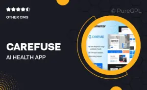 Carefuse – AI Health App Elementor Template Kit