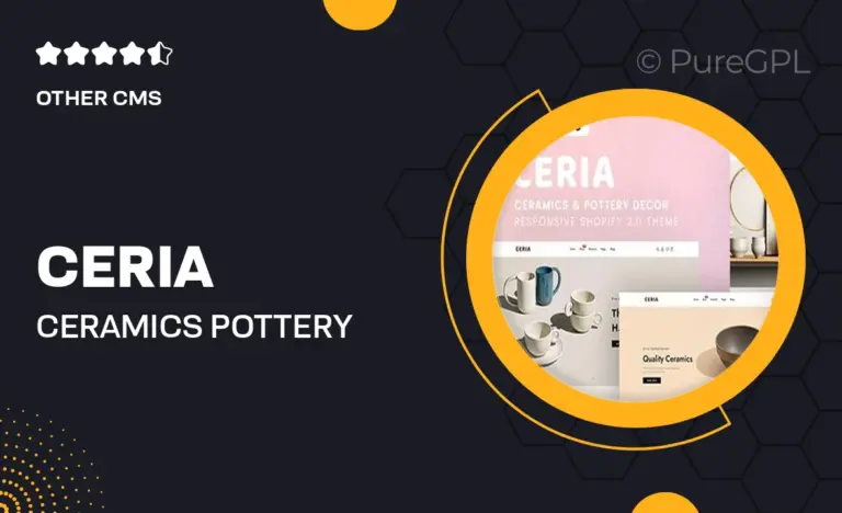 ceria ceramics pottery decor responsive shopify 2 0 theme