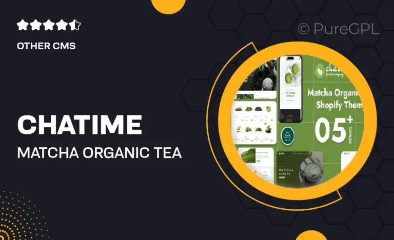 chatime matcha organic tea store shopify theme