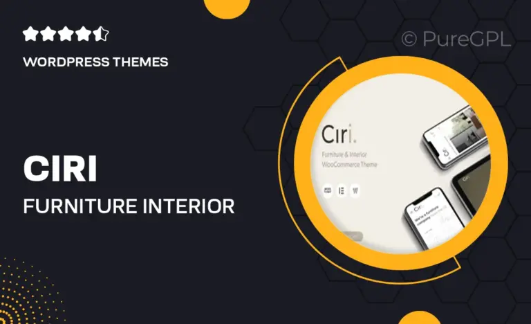 ciri furniture interior woocommerce theme