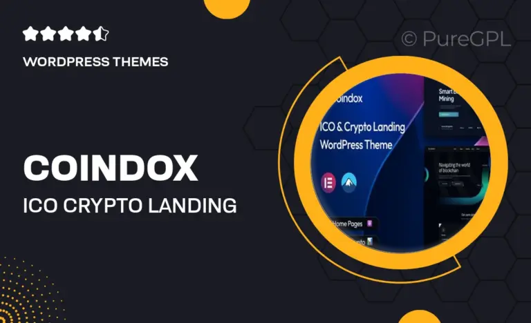 coindox ico crypto landing wordpress theme