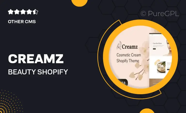 creamz beauty shopify theme