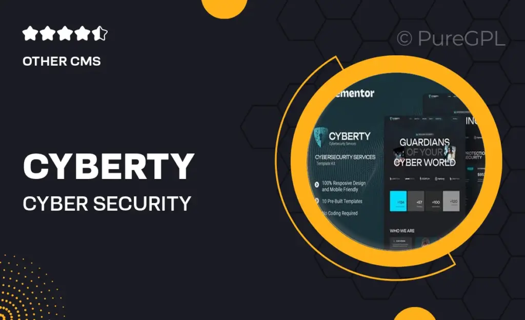 Cyberty – Cyber Security Service Elementor Template Kit 12 Cyberty – Cyber Security Service Elementor Template Kit