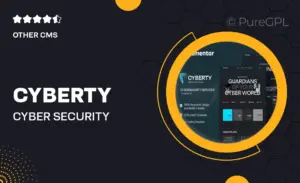 Cyberty – Cyber Security Service Elementor Template Kit