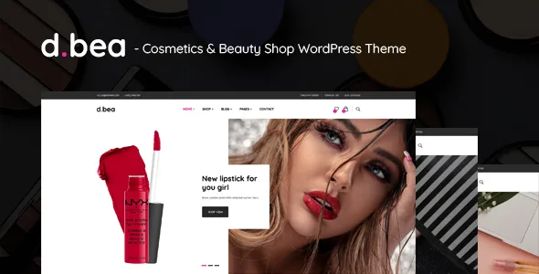 dbea cosmetics beauty shop wordpress theme 1