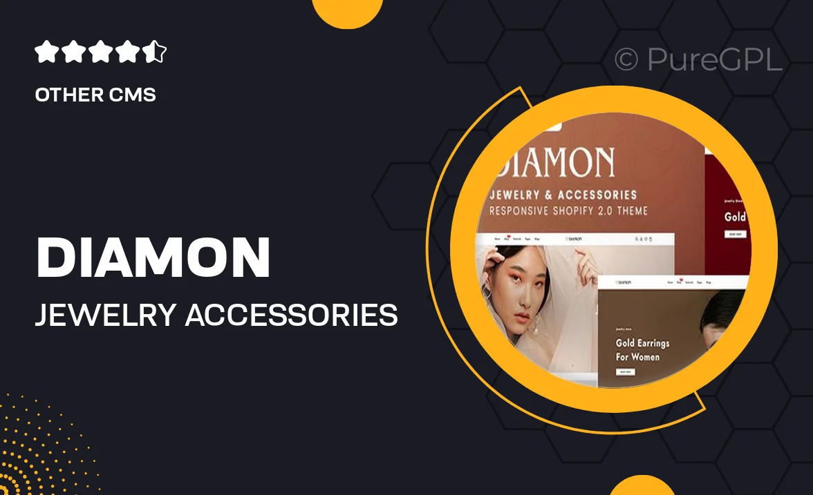 Diamon – Jewelry & Accessories Responsive Shopify 2.0 Theme