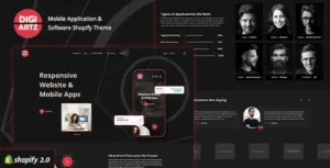 Digiartz – Software & App Store Shopify Theme