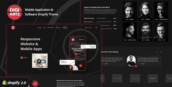 Digiartz – Software & App Store Shopify Theme