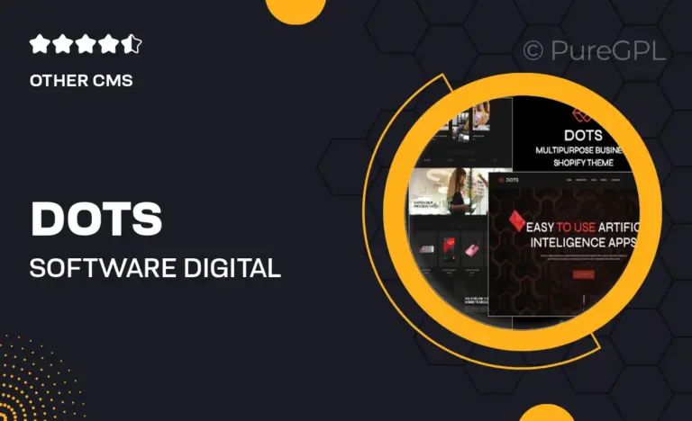 dots software digital downloads shopify theme