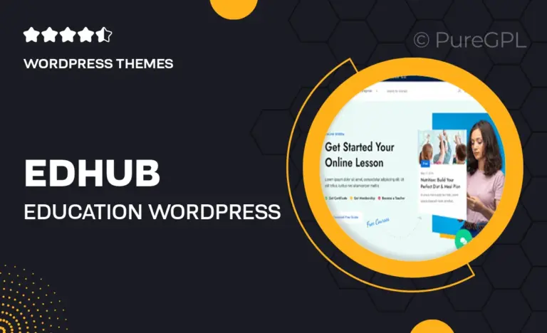 edhub education wordpress theme
