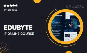 EduByte – IT Online Course & Education Elementor Template Kit