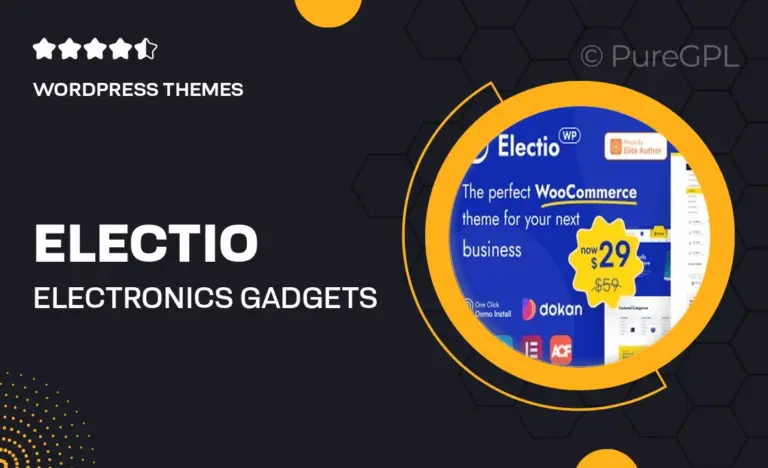 electio electronics gadgets store woocommerce theme