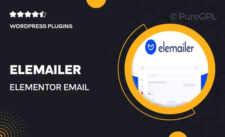 elemailer elementor email template campaign builder