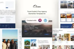 Elena – Travel Guide & Tour Agency Elementor Template Kit