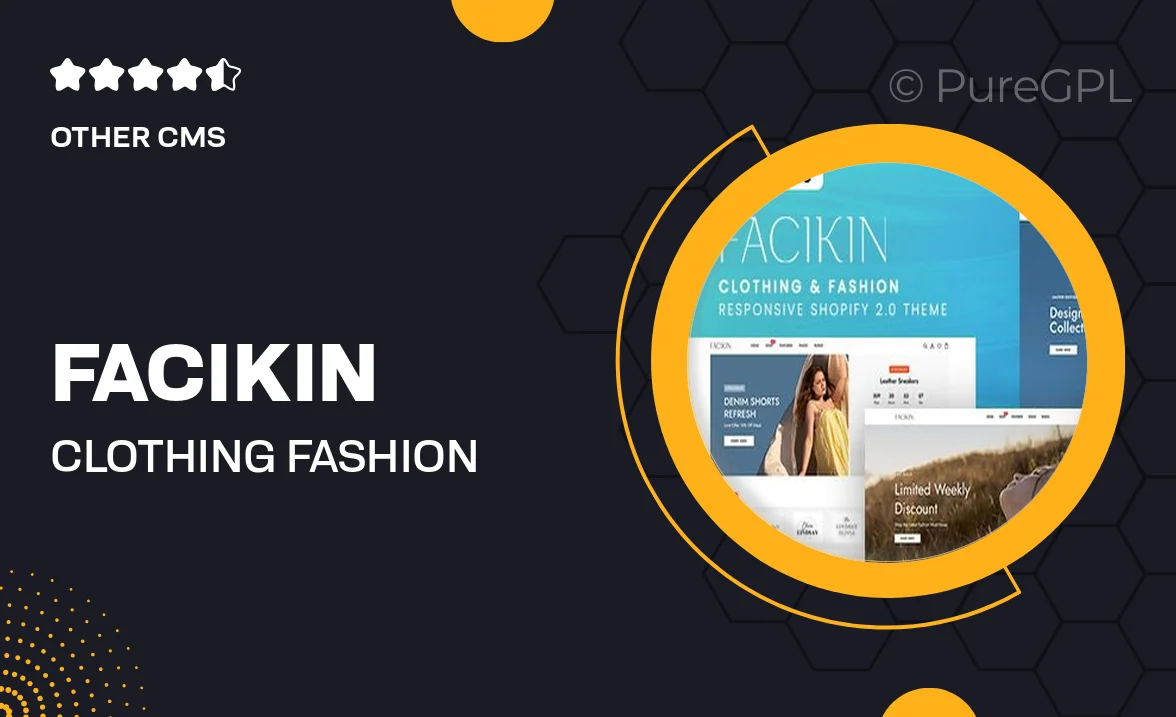 Facikin – Clothing & Fashion Responsive Shopify 2.0 Theme