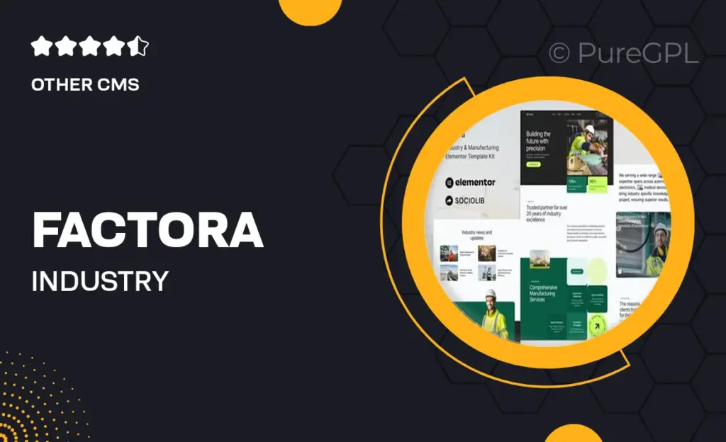 Factora – Industry & Manufacturing Elementor Template Kit 18 Factora – Industry & Manufacturing Elementor Template Kit