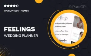 Feelings – Wedding & Planner WordPress Theme