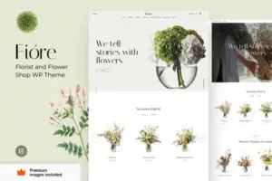 Fiore – Flower Shop & Florist Elementor Pro WordPress Theme