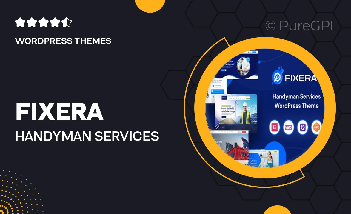 Fixera – Handyman Services WordPress Theme