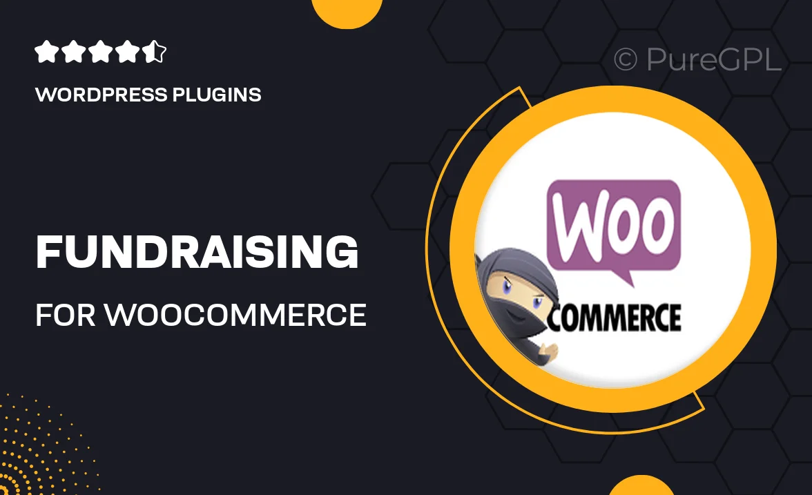 Fundraising For Woocommerce