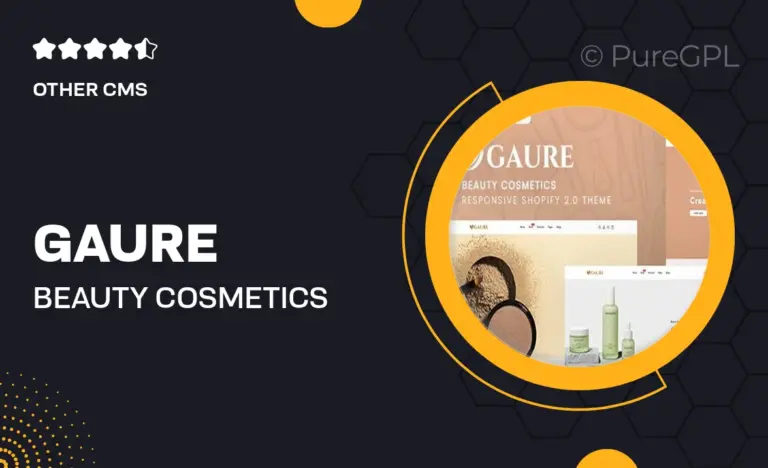 gaure beauty cosmetics responsive shopify 2 0 theme
