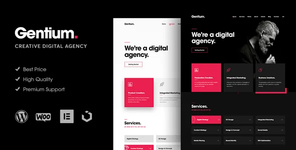gentium a creative digital agency wordpress theme 1