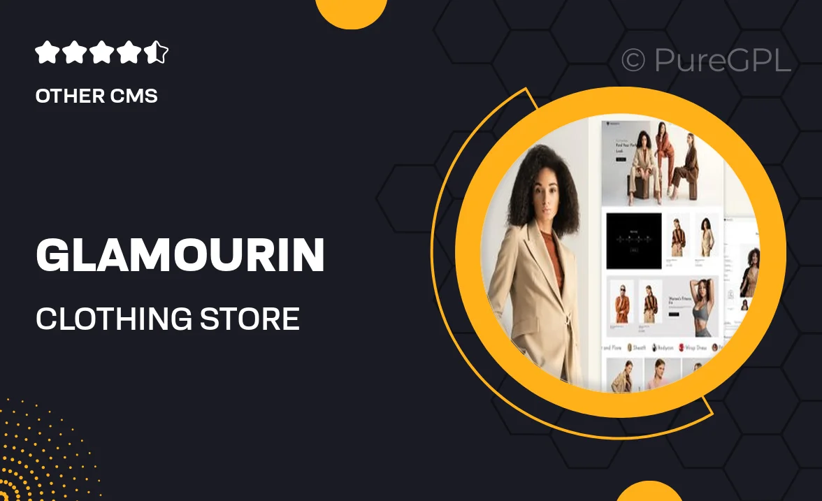 Glamourin – Clothing Store Shopify Theme