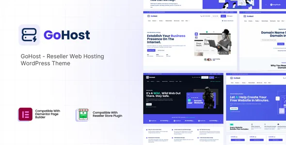 gohost reseller web hosting wordpress theme 1